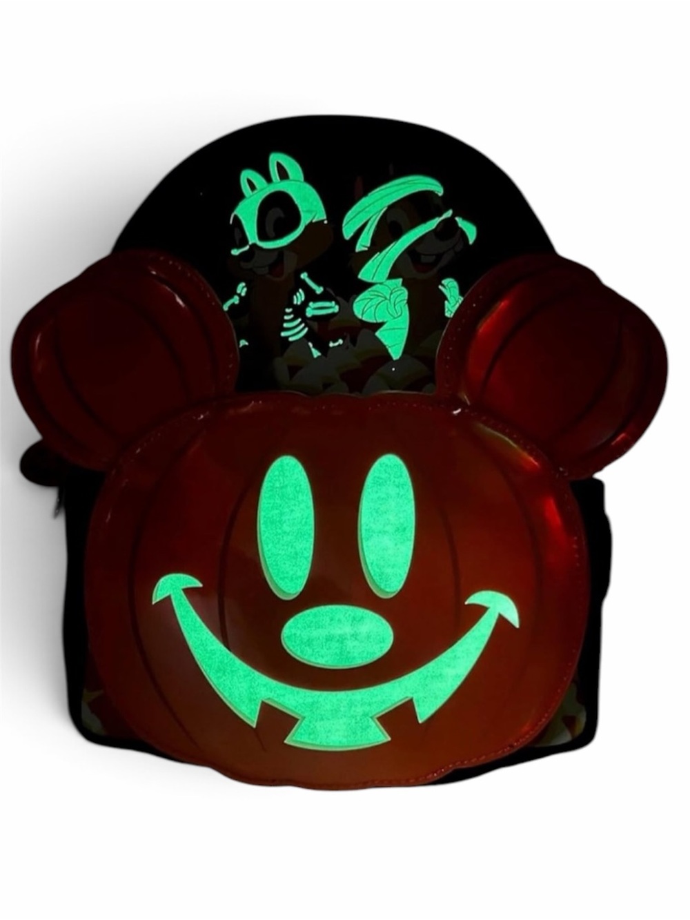 Disney Chip & Dale Glow Halloween Loungefly Mini backpack - Picture 2 of 11